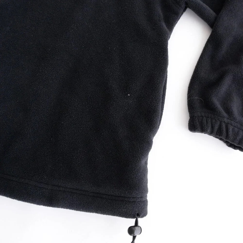 Vintage 90S River  Trader Sport Black And Blue Half Zip Pullover Fleece Sweater - Picture 8 of 9